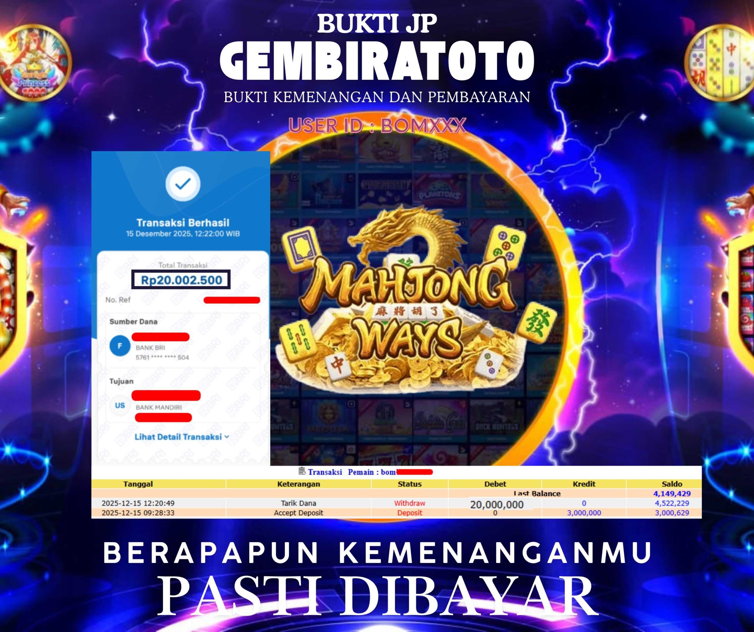 Prediksi GEMBIRATOTO